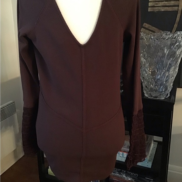 Free People Shirt w/Laced Wrists - Picture 2 of 7